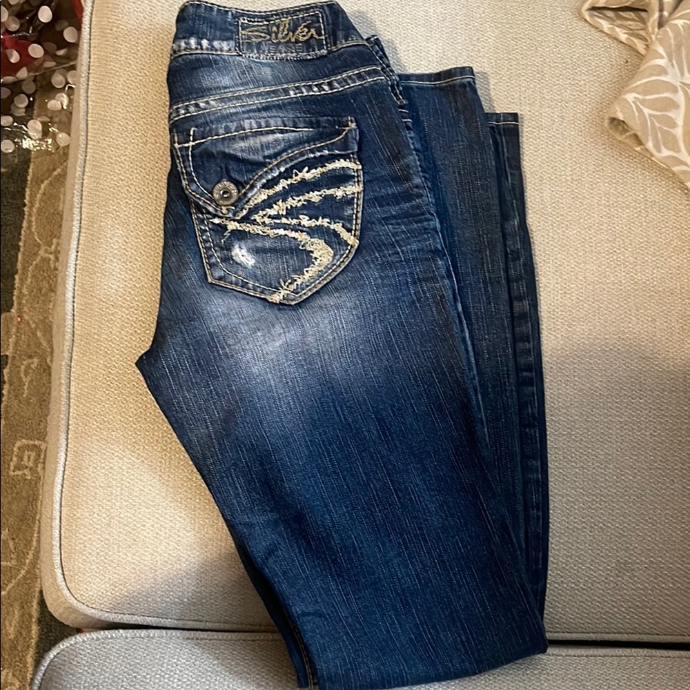 Silver Jeans Suki Surplus Blue Jeans
